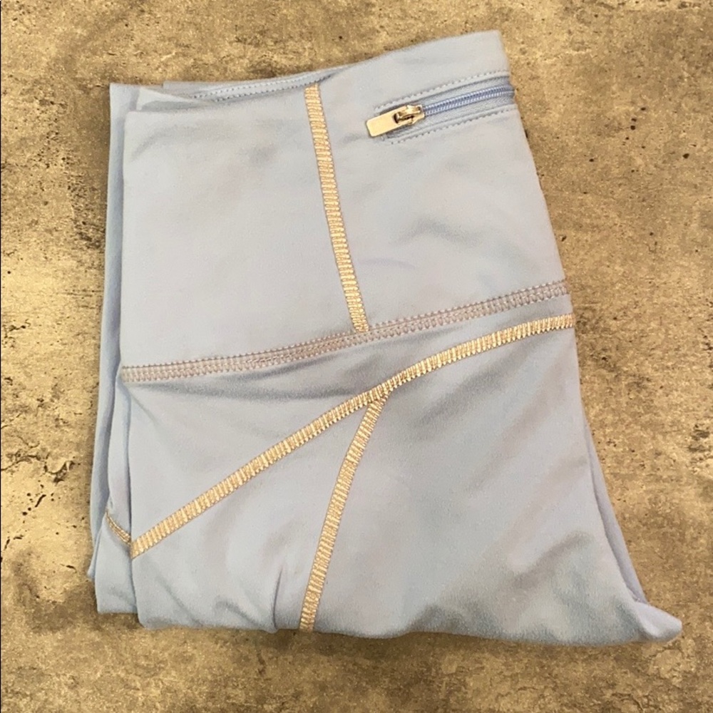 High Rise 7/8 You’re A Peach Leggings- Blue